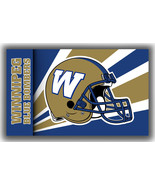 Winnipeg Blue Bombers Football Team Helmet Flag 90x150cm 3x5ft Best Banner - €13,07 EUR