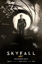 Skyfall Signed Movie Poster - $180.00