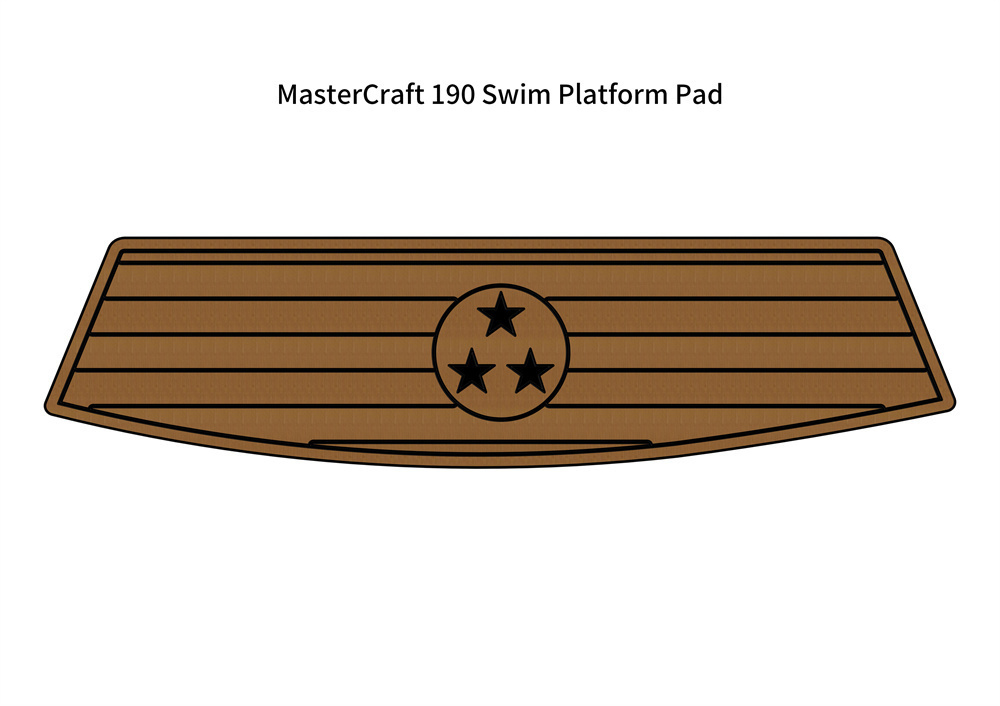 MasterCraft 190 Swim Platform Step Boat EVA Foam Faux Teak Deck Floor Pa... - $299.00