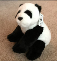 Gund Panda Bear Plush Stuffed Animal World Wildlife Fund WWF 11” Sitting - $12.86