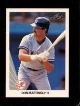 1990 Leaf #69 Don Mattingly Nmmt Yankees *X74263 - £2.74 GBP
