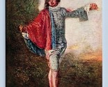 L&#39;Indifférent Pittura Da Jean-Antoine Watteau Muse Du Louvre Unp Cartoli... - $15.31