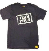 team phun stencil logo tee shirt - black - £8.67 GBP