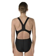 NWT Women’s Speedo Solid Pro LT Swimsuit One Piece Black Sz 10/36 NWT - £31.64 GBP