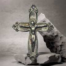 crucifijo antiguo Cruz Jesus Antigua 4cm - £8.49 GBP