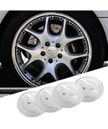 For Nissan Sticker 4Pcs D.56mm Silver Center Wheel Hub Cap Emblem Decal ... - £6.68 GBP