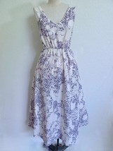 NWT Anthropologie Aureta Studio Side Cutout Midi Dress L $248 Lavender P... - £70.81 GBP