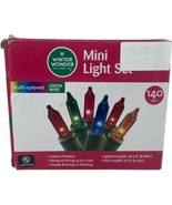 Winter Wonder Lane Mini Light Set, Multi-Colored, Green Wire, 140 Lights - £14.00 GBP