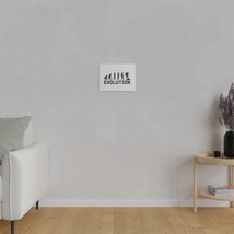 Evolution Hiking Canvas - Matte Canvas Wall Art - Silhouettes of Humans Evolving - £21.46 GBP+