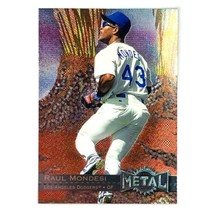 1996 Fleer Skybox Metal Universe Raul Mondesi #185 Los Angeles Dodgers MLB LA - £1.55 GBP