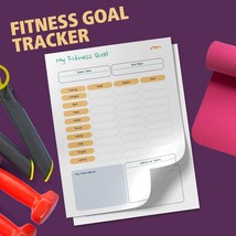 Fitness Goal Tracker, Exercise Tracker, Printable Workout Log sheet, Weekly Work - £1.59 GBP