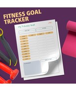 Fitness Goal Tracker, Exercise Tracker, Printable Workout Log sheet, Wee... - $1.99