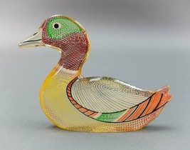 Abraham Palatnik Brazil Mid Century Lucite Acrylic Duck Op Art Sculpture 4 1/2&quot; - £148.67 GBP