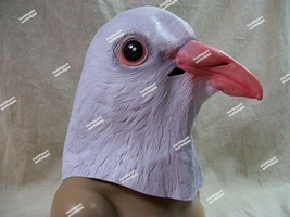 White Dove Costume Mask Bird Pigeon Homing Release Spirit Peace Wedding Prank OS - £18.83 GBP