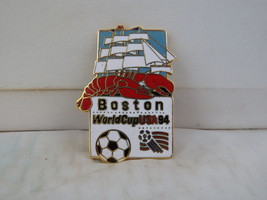 World Cup 1994 Pin - Match Location Pin Boston Lobster and Ship - Peter David - £12.17 GBP