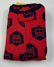 baby gap NWT red blue fire engine zip up one piece 2T pajamas x8 - £9.39 GBP