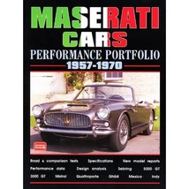 Maserati Cars 1957-1970 -Performance Portfolio R.M. Clarke - $43.00