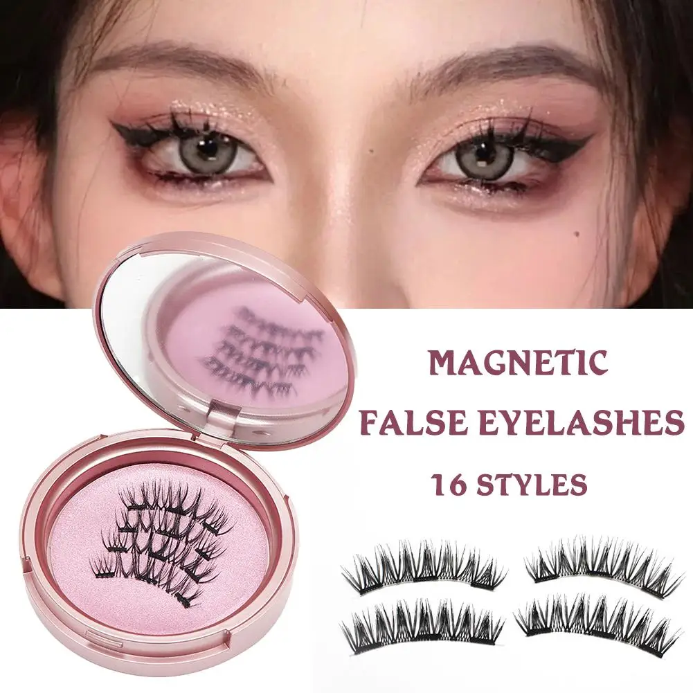 Agnets handmade makeup false mink false eyelashes reusable eyelashes eyelashes extended thumb200