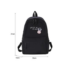 Designer Nylon Backpack Teenager Students Solid Color Mochila High Schoo... - £135.89 GBP