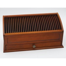 Vintage Target 2003 Wood Desk Numbered Mail Organizer with Drawer 31 Slo... - $64.35