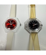 Chalet 70’s Clear Works / White Stuck Crown Swiss Mechanical Watch Lot O... - €16,94 EUR