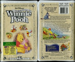 Many Adventures Of Winnie The Pooh Vhs Disney Video Large Clamshell Case New - £7.95 GBP