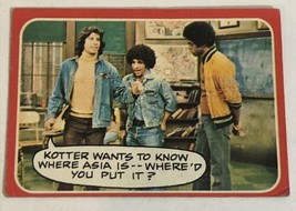 Welcome Back Kotter Trading Card 1976 #23 Robert Hegyes John Travolta - £1.98 GBP