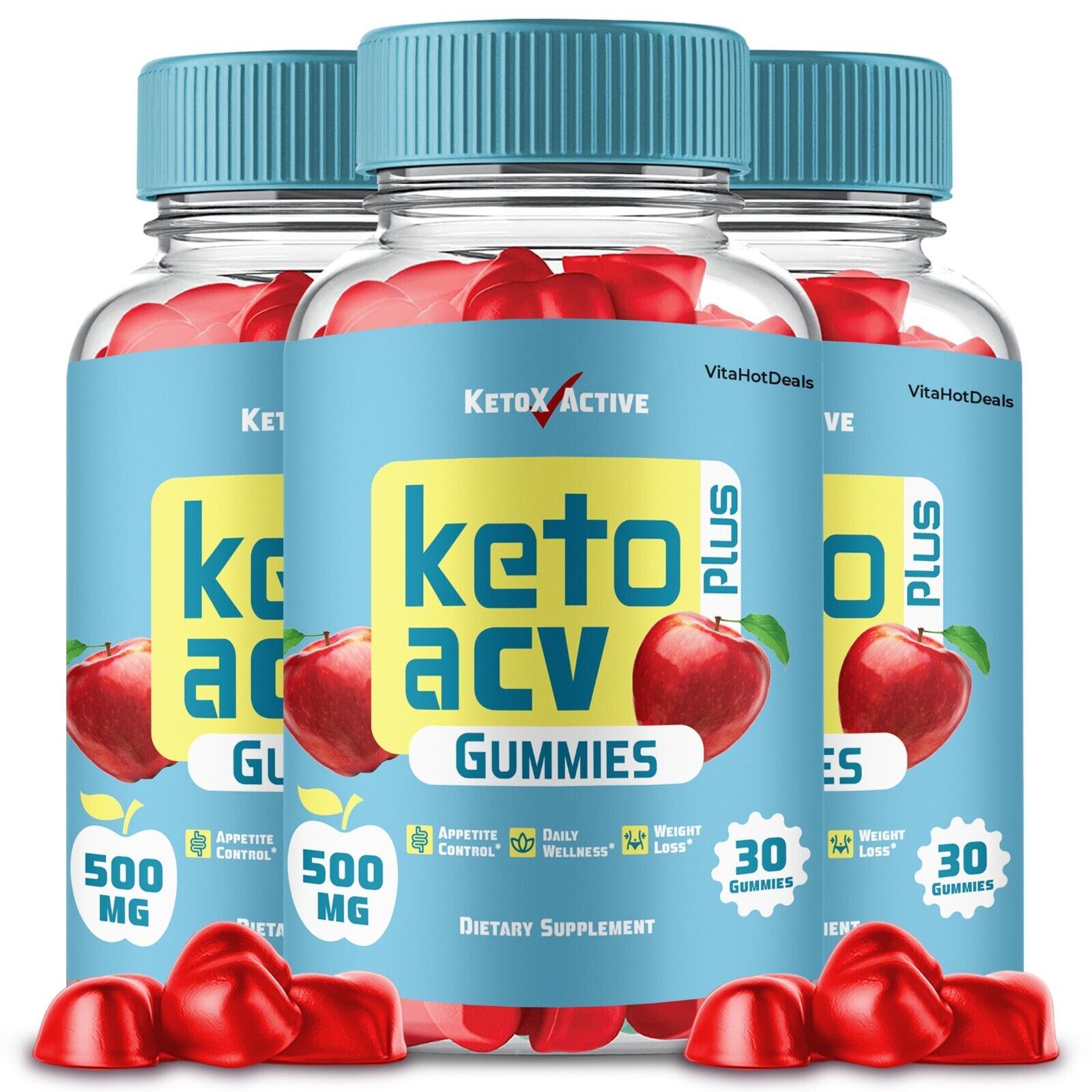 3 Pack Keto X Active ACV Gummies Official Max Strength ACV Gummies