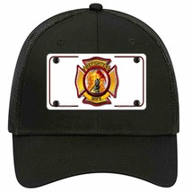 Firefighters Wife Novelty Black Mesh License Plate Hat - £23.31 GBP