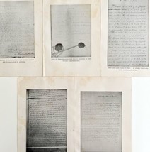 Presidential Letters Lot Of 5 Prints 1897 Victorian Political Collectibl... - £26.67 GBP