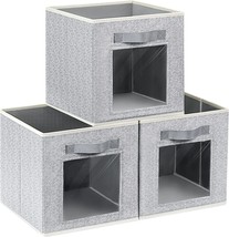 Collapsible Storage Box Bins For Closet Organization For Home, Office,, Blended. - £28.74 GBP
