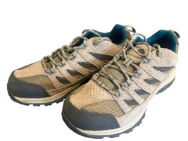 Columbia Women’s Crestwood WP Hiking Shoe Pebble/Lagoon Size 8.5W BK4595... - $726.63 MXN