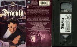 DRACULA 1931 SPANISH CAST VERSION VHS LUPITA TOVAR UNIVERSAL VIDEO TESTED - $39.95