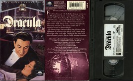 DRACULA 1931 SPANISH CAST VERSION VHS LUPITA TOVAR UNIVERSAL VIDEO TESTED - £31.28 GBP