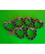 AMERICAN GREETING STRAW RUSTIC HEART WREATH w PINK RIBBON 4 CRAFT, DECOR... - $190.20 MXN