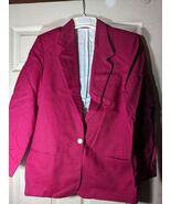 Lands End size 8 red one button blazer - €21,30 EUR