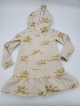 Tea Collection Hooded Metallic Pegasus Dress 5 Little Girls Long Sleeve Pullover - £15.63 GBP
