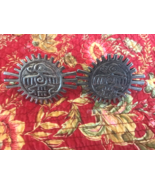 Set of 2  Napkin Rings Sun Tribal Eagle Inca Mayan Aztec southwestern - £7.91 GBP