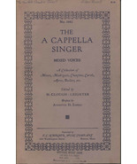 4 Christmas Music A Cappella Singer Books Mixed Voices 1936 Song Singing... - $40.62 CAD