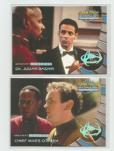 Greatest Legends 1999 FLEER/SKYBOX Star Trek Deep Space Lot Of Eleven (11) - £7.58 GBP