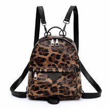 Skin PU Leather Female Backpack Feminina Mochila  Print Shoulder Crossbody Bags - £21.39 GBP