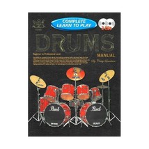 DRUMS MANUAL: COMPLETE LEARN TO PLAY INSTRUCTIONS WITH 2 CDS (Progressiv... - £19.82 GBP