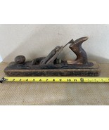 Antique 15&quot; Wood Block Woodworkers Carpenter Tool Plane - $28.71