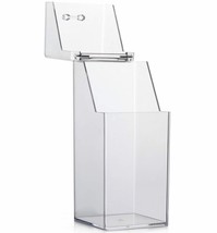 Clear Acrylic Makeup Brush Holder with Lid 9x9x21cm - $29.69