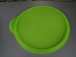 Tupperware Sheer #5454A-1 Apple Green Round Flat Out Replacement Lid #1 - £6.23 GBP