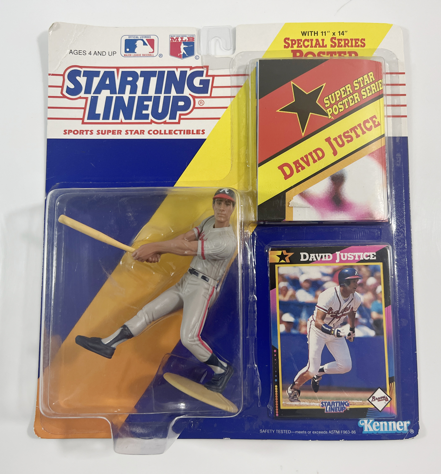 1992 David Justice Braves Starting Lineup (BRAND NEW SEALED) - $14.84