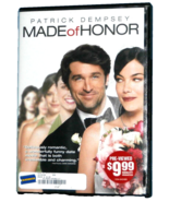 MADE OF HONOR PATRICK DEMPSEY, MICHELLE MONAGHAN FULL SCREEN DVD ORIGINA... - $4.75