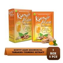 Sidomuncul Kunyit Asam Tamarind Turmeric Extract For Weight Loss &amp; Woman Period - £14.57 GBP
