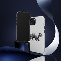 Black and White Bear with Forest Scene Case Compatible with Apple iPhone, Samsun - £20.00 GBP