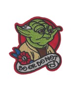 YODA IRON ON PATCH 3&quot; Red Do Or Do Not Star Wars Jedi Embroidered Tattoo... - $4.25